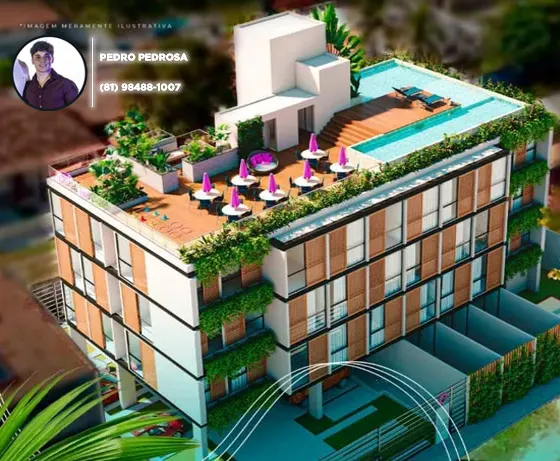 Oportunidade Flat com vista Mar em Tamandaré