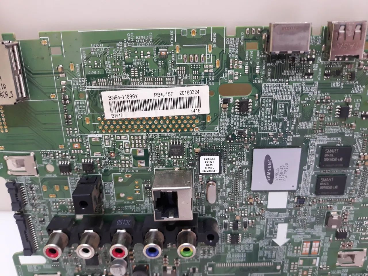 Placa de vídeo TV Samsung. Usada porém Boa. UN49J5200AG. - Foto 5