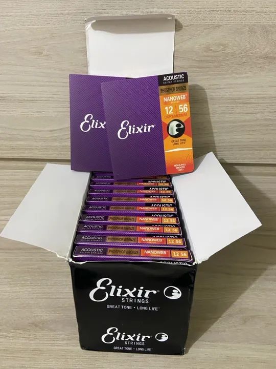 Encordoamento Elixir 0.12 Phosphor Bronze - Foto 3