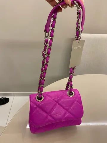 Bolsa Nova Arezzo Couro Bolsas malas e mochilas Jardim Cidade