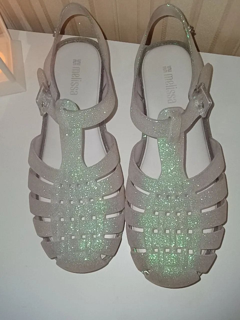 Desapego de Melissa vidro glitter tamanho.33/34