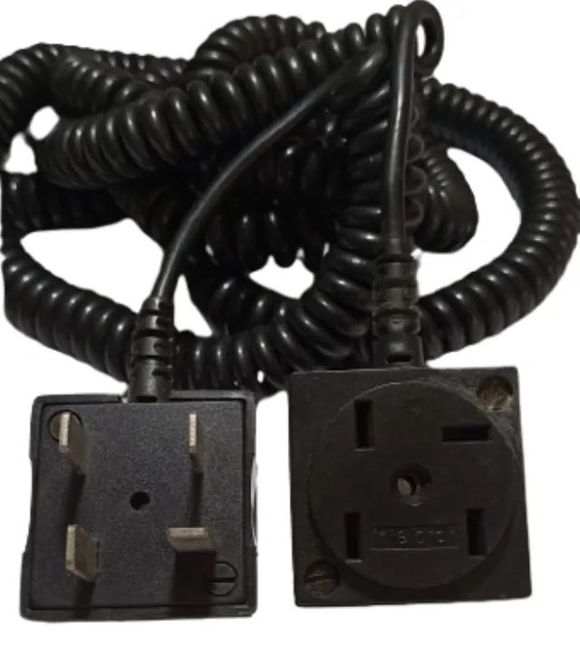 Cabo Espiral Telefone Fixo Intelbras Preto 8 Metros  - Foto 3