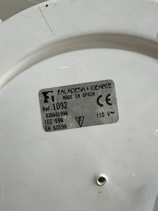 Plafon De Teto Quadrado Vidro Curvo Jateado em vidro fosco luminária  - Foto 5