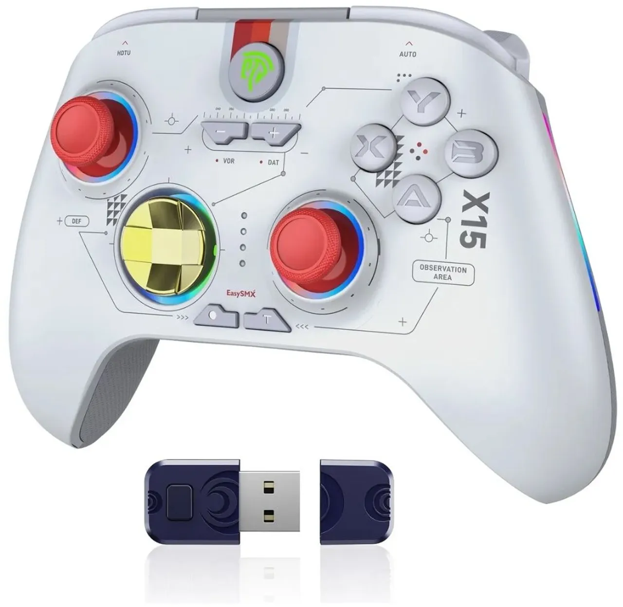 Controle Gamer X15 EasySMX - Sem Fio Pc Nintendo switch smartphone
