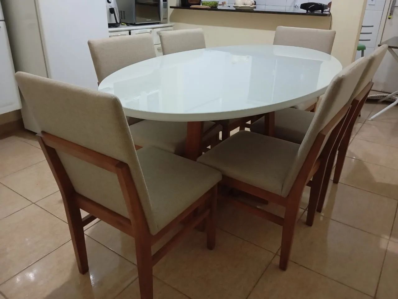 Mesa sala e cozinha de jantar nova completa  - Foto 2