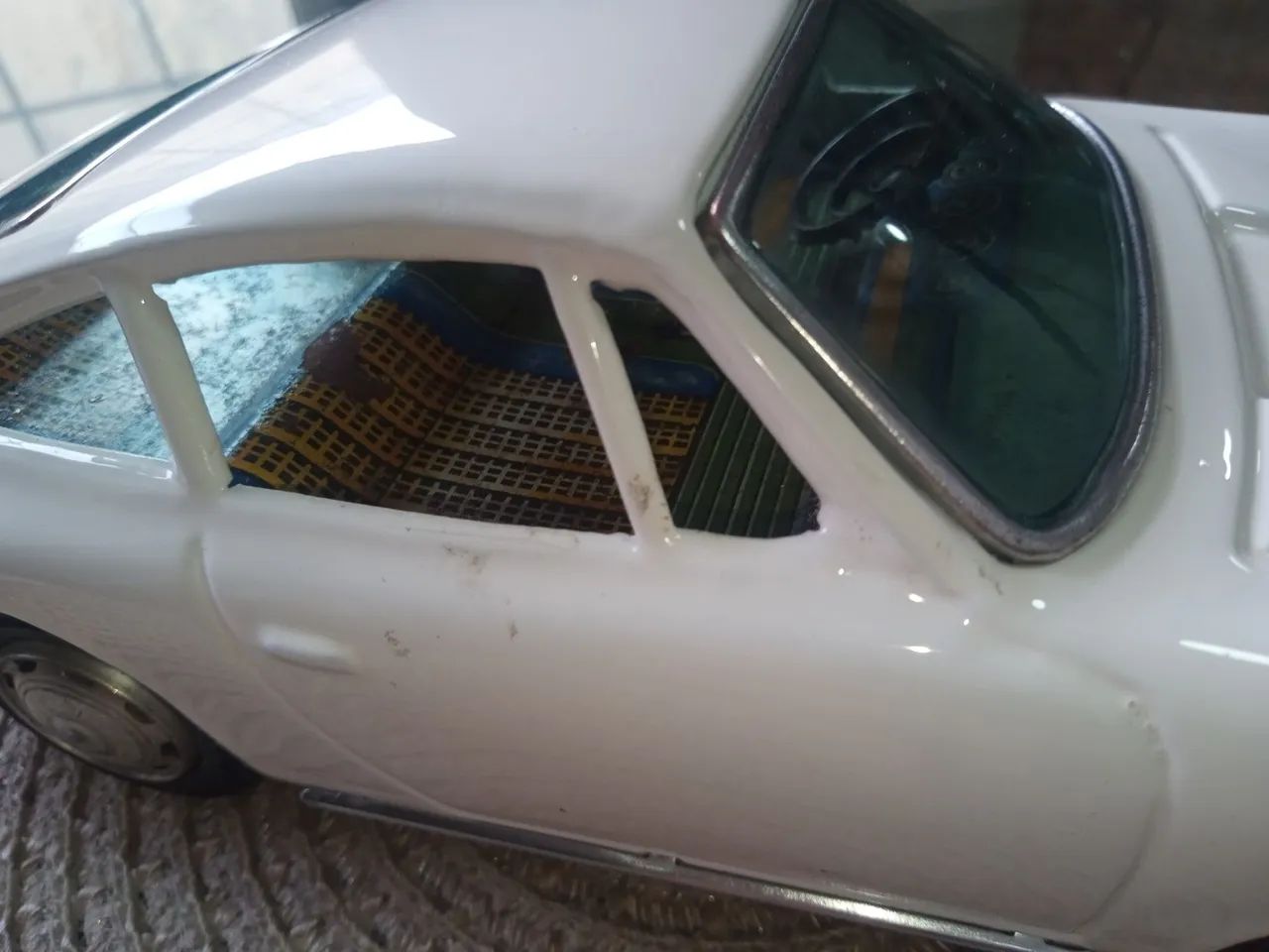 Raro Carrinho de Lata Porsche 911 Bandai Japan - Foto 5