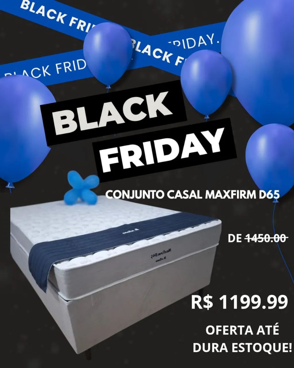 BLACK FRIDAY CONJUNTO MAXFIRM D65 CASAL BOM SONO 