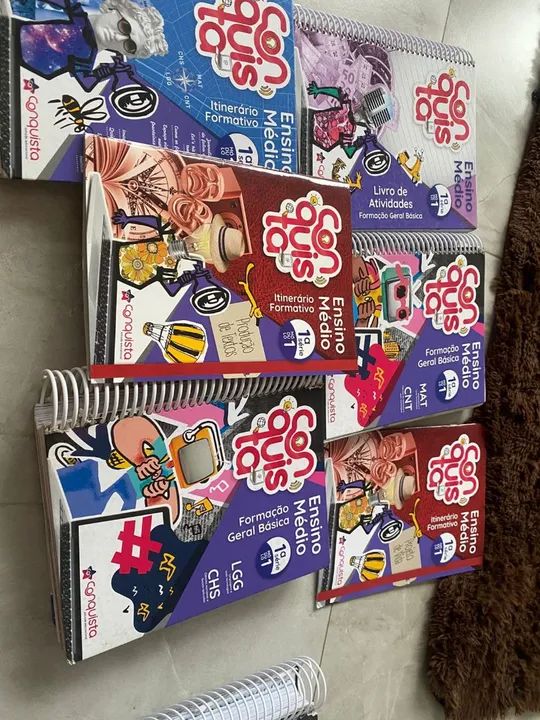 Livros Didáticos Conquistas - Ensino Médio - 1ª Série