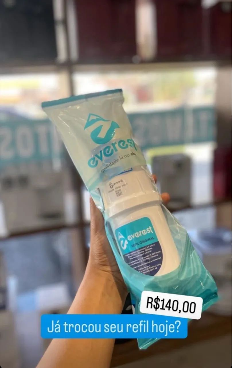 Refil filtro de água Everest para purificador