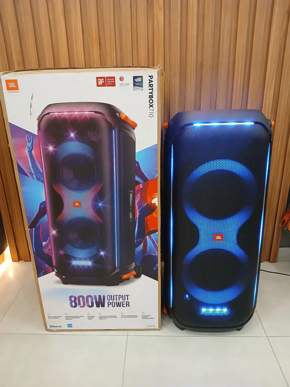 Caixa de Som JBL Partybox 710 800W