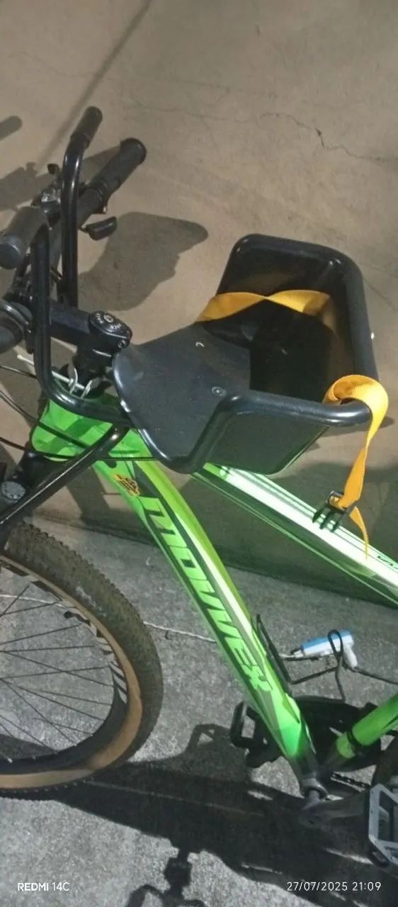 Bicicleta Mountain Bike Verde - Perfeita para Aventura - Foto 5