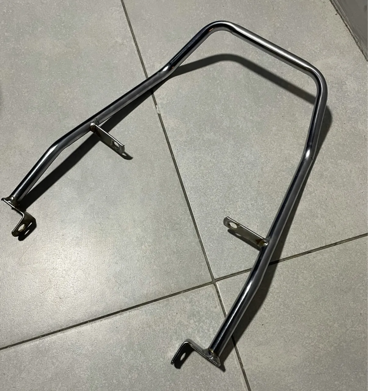 Bagageiro Cromado para Pop 110