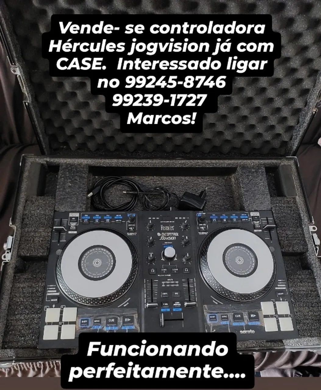 Controladora hercules jogvision c/ o case.