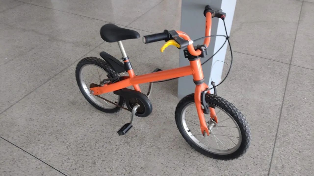 Bicicleta Infantil Laranja aro 16. - Foto 3