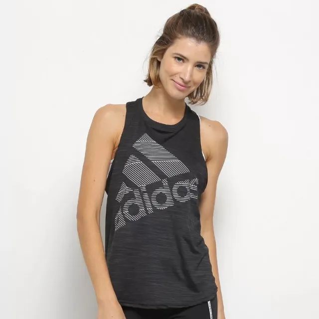 Regata Adidas Badge Of Sport Logo Feminina