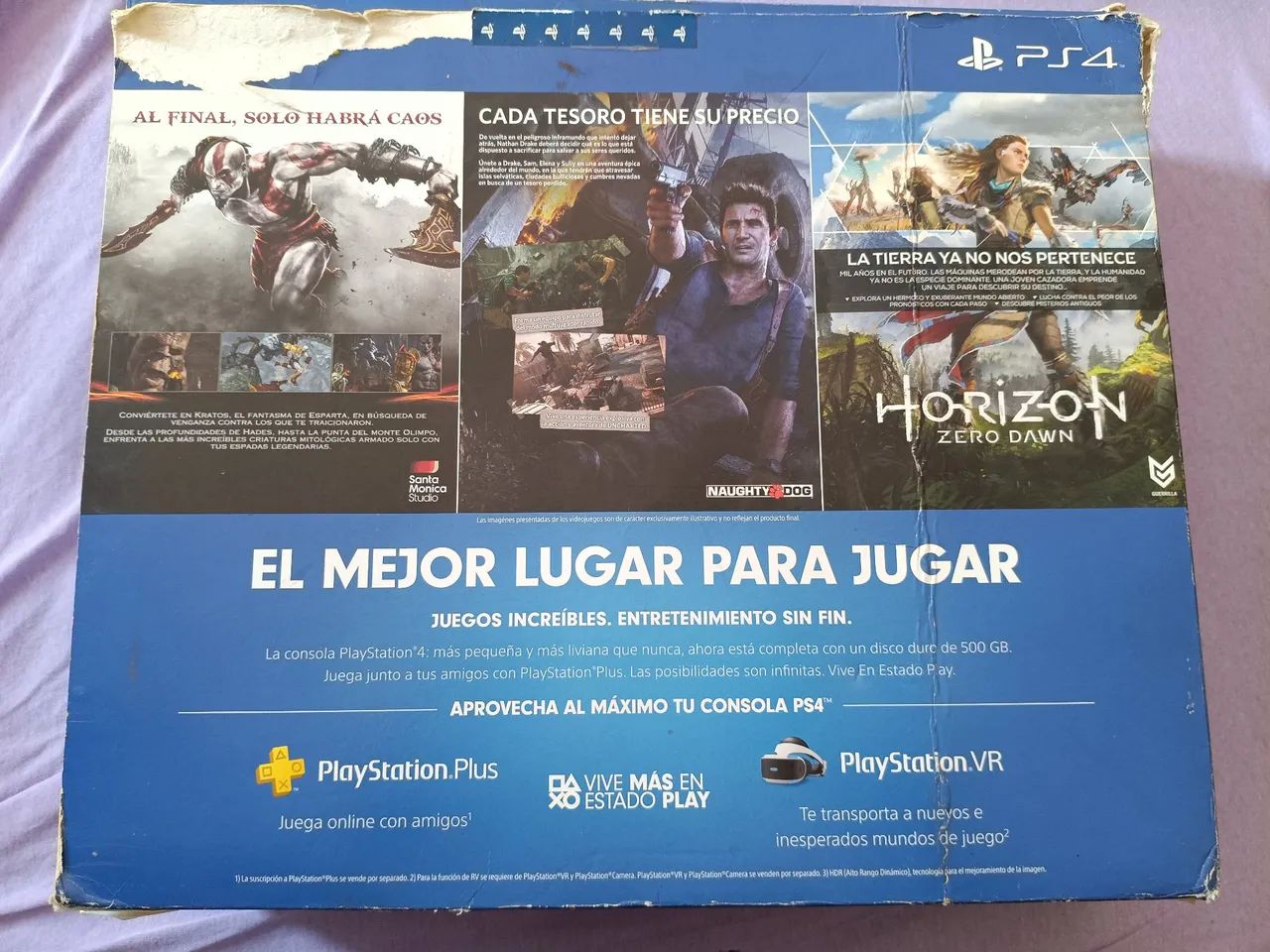 Caixa Ps4 Slim + Luva com Berço  - Foto 2