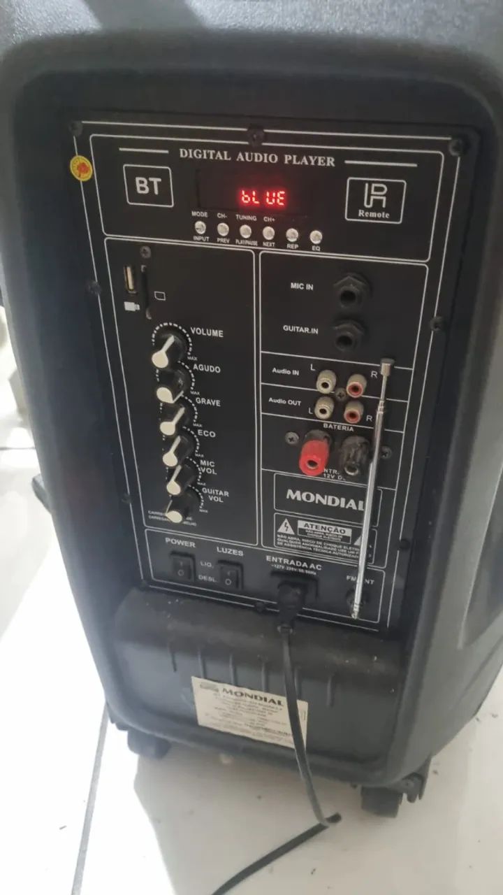 Mondial Caixa Amplificada Acústica modelo: cm-500w Bluet/USB - Foto 5