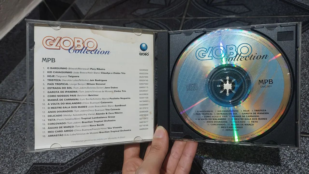 CD original Globo collection MPB