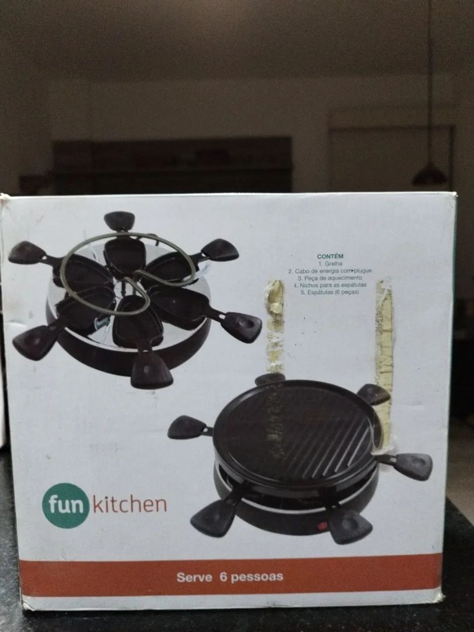 Máquina de Raclete Fun Kitchen 6 pessoas - Foto 2