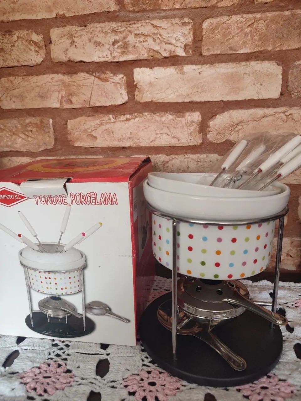 Fondue Porcelana Gerimport - Foto 3