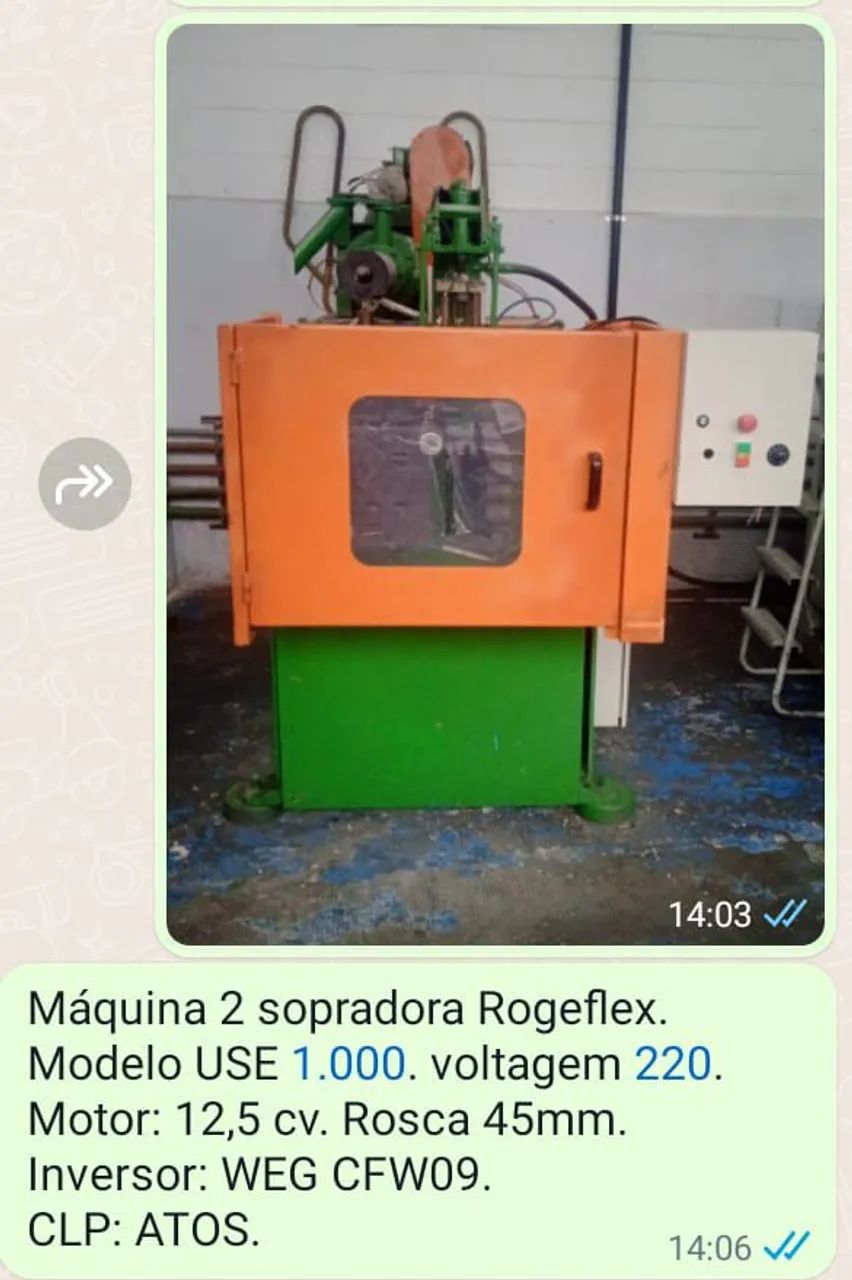 Máquina sopradora de Plástico 1 Litro. - Foto 3
