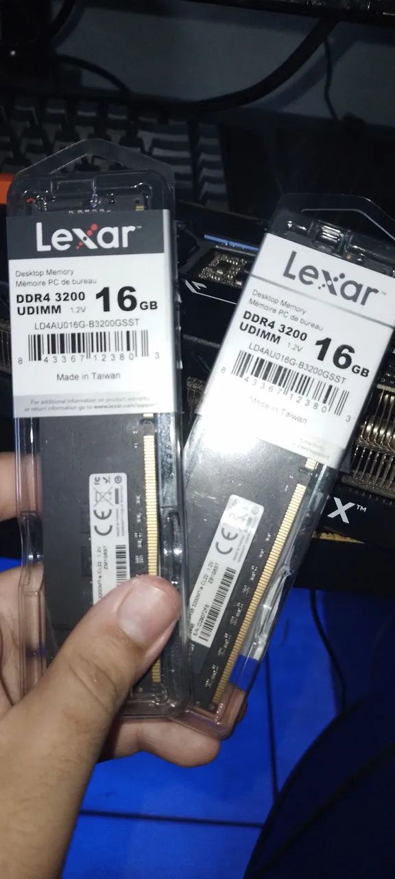 32GB DDR4 3200MHZ LEXAR NOVOS! - Foto 3