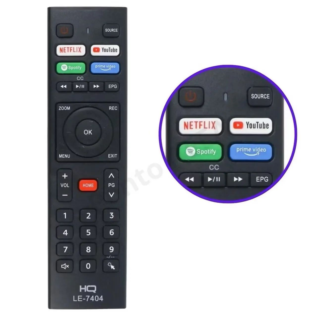 Controle de Tv HQ Smart