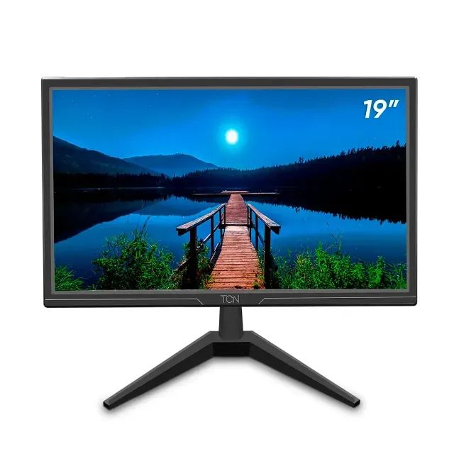 Monitor Office 19" LED HD Flat TCN, 60Hz, 5ms