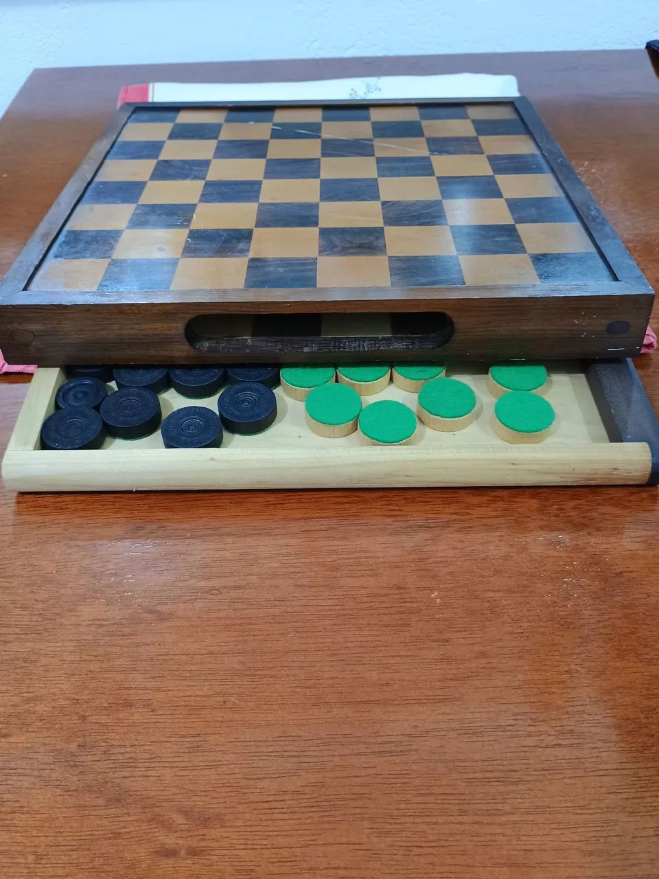Jogo de dama antigo. - Foto 4