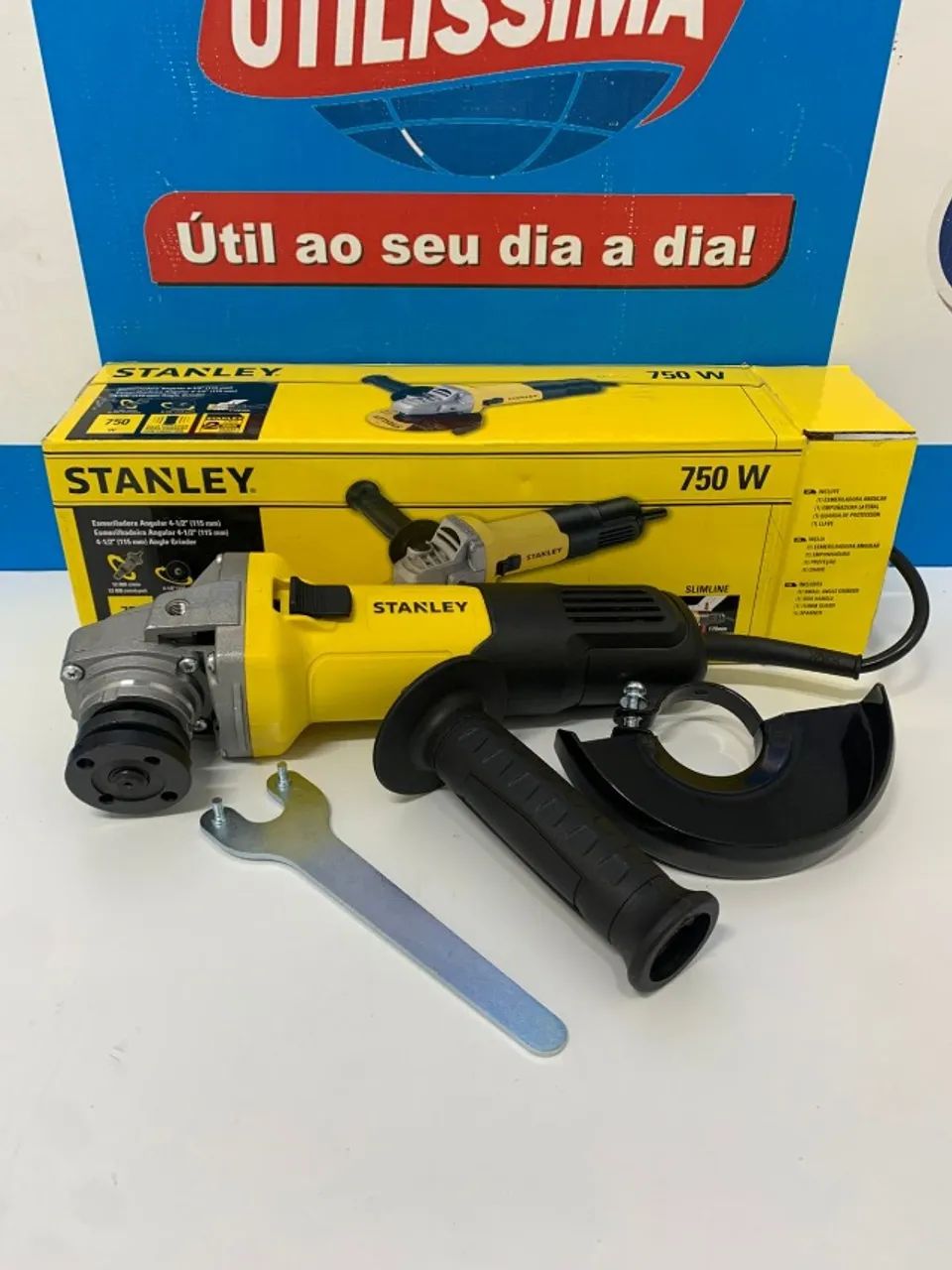 Esmerilhadeira 4.1/2" Stanley 750W 127V