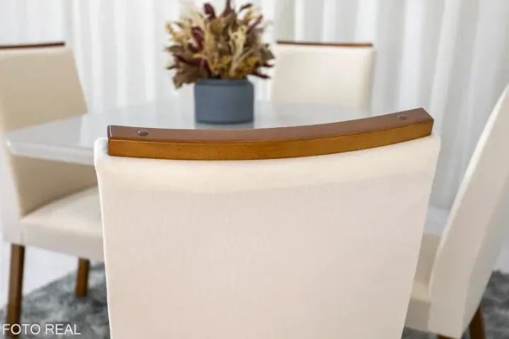 Mesa de Jantar 90x90cm com 4 cadeiras - Foto 2