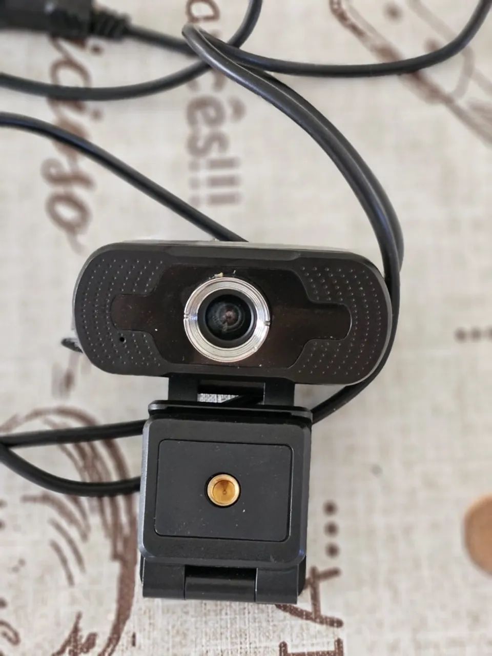 Webcam USB com microfone integrado
