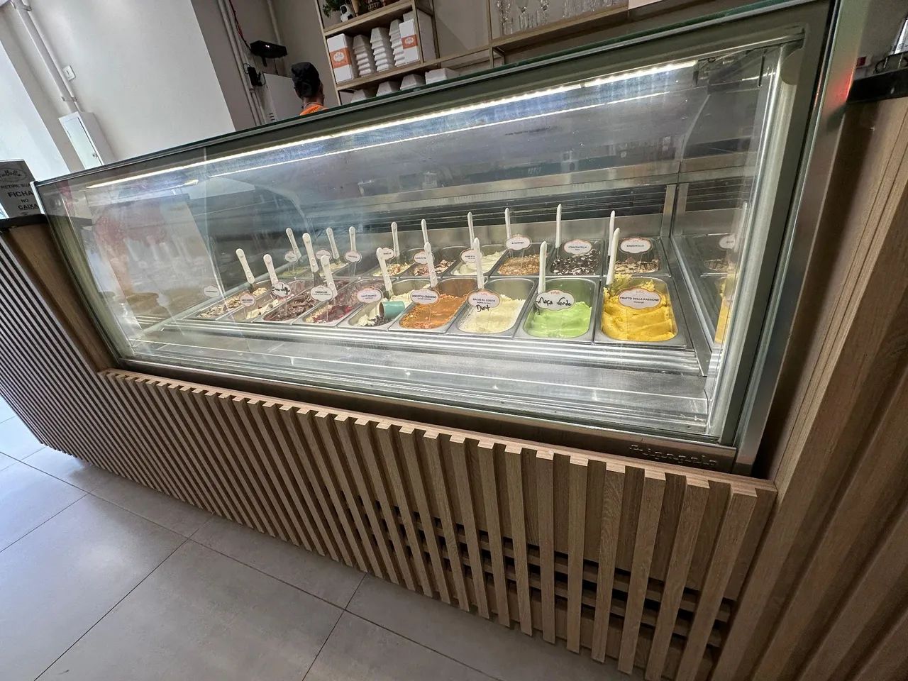 VITRINE para GELATO