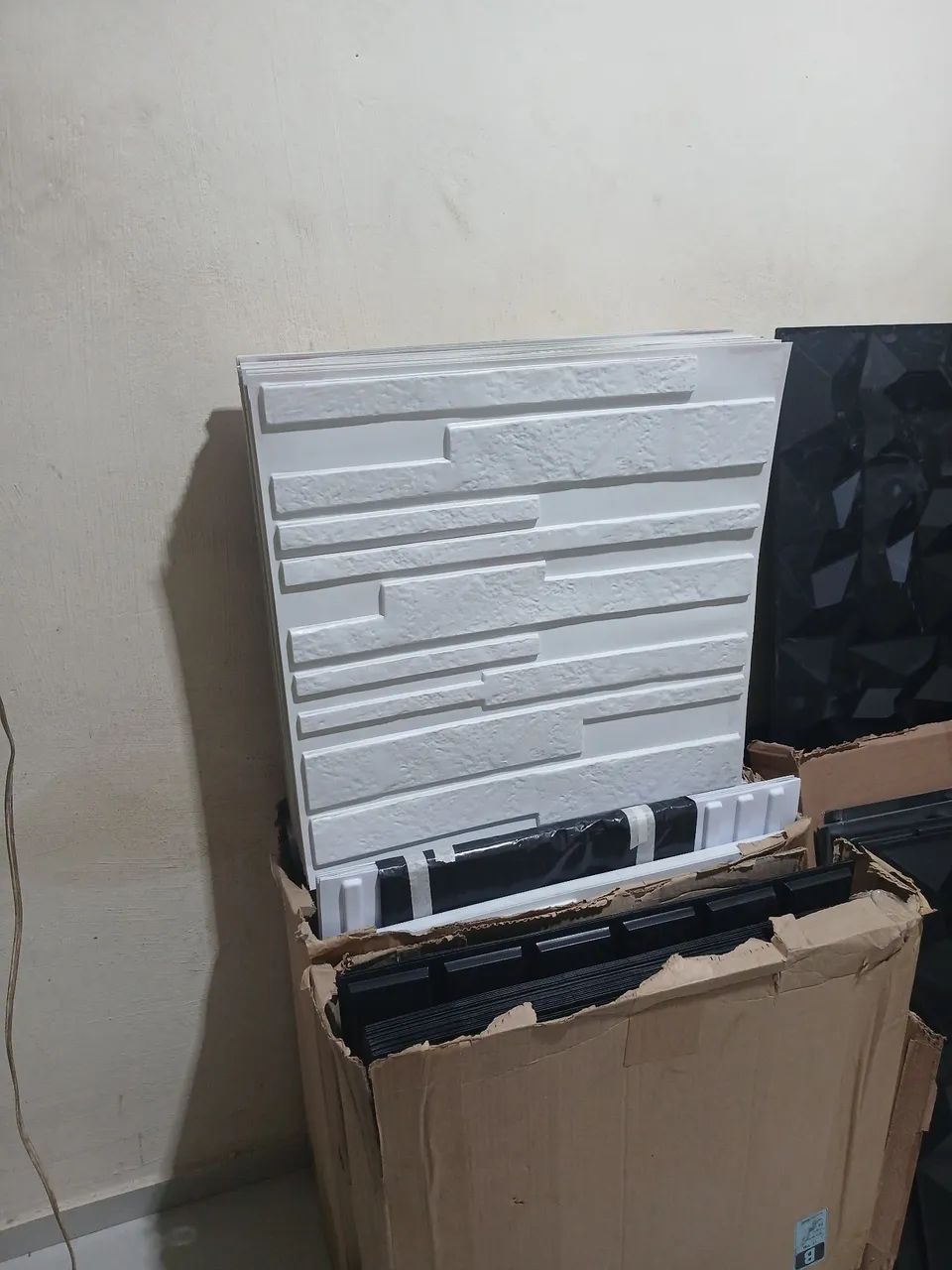 Kit 36 placas - revestimento de parede 