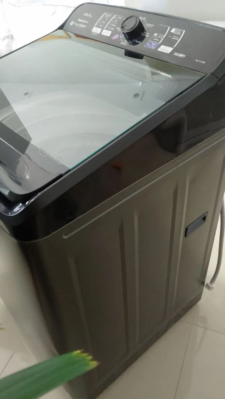 Máquina de lavar roupas 12k Marca Panasonic Material Inox - Foto 6