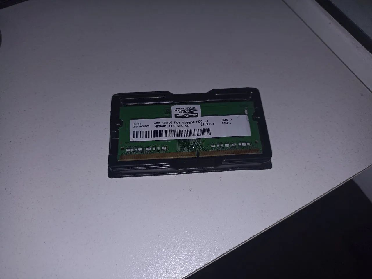 Memória RAM 4GB DDR4 para Notebook64297166247683121