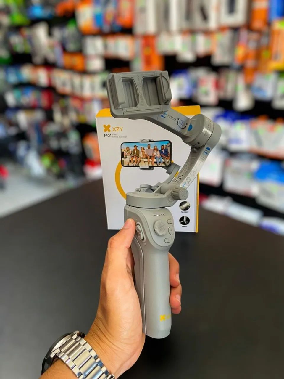 ESTABILIZADOR GIMBAL DE 3 EIXOS M01 - Foto 5