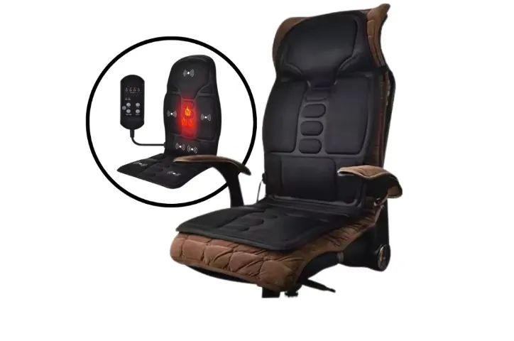 Assento Massageador para as costas, pescoço. Escritório, carro, cama, sofá, COM aquecedor. - Foto 2