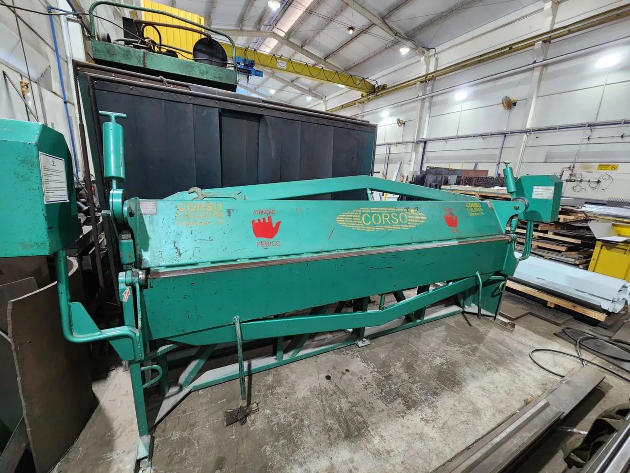 Dobradeira Manual 3 metros Semi nova - Foto 3