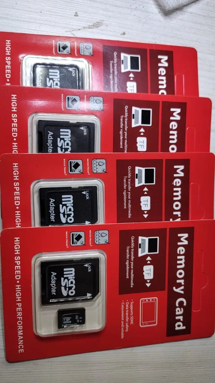 Leitor 8GB para Cartão de Memória MicroSD