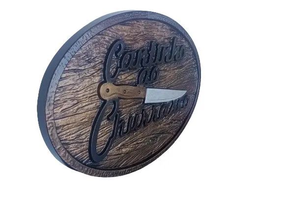 Quadro 3D para área de churrasco  - Foto 3