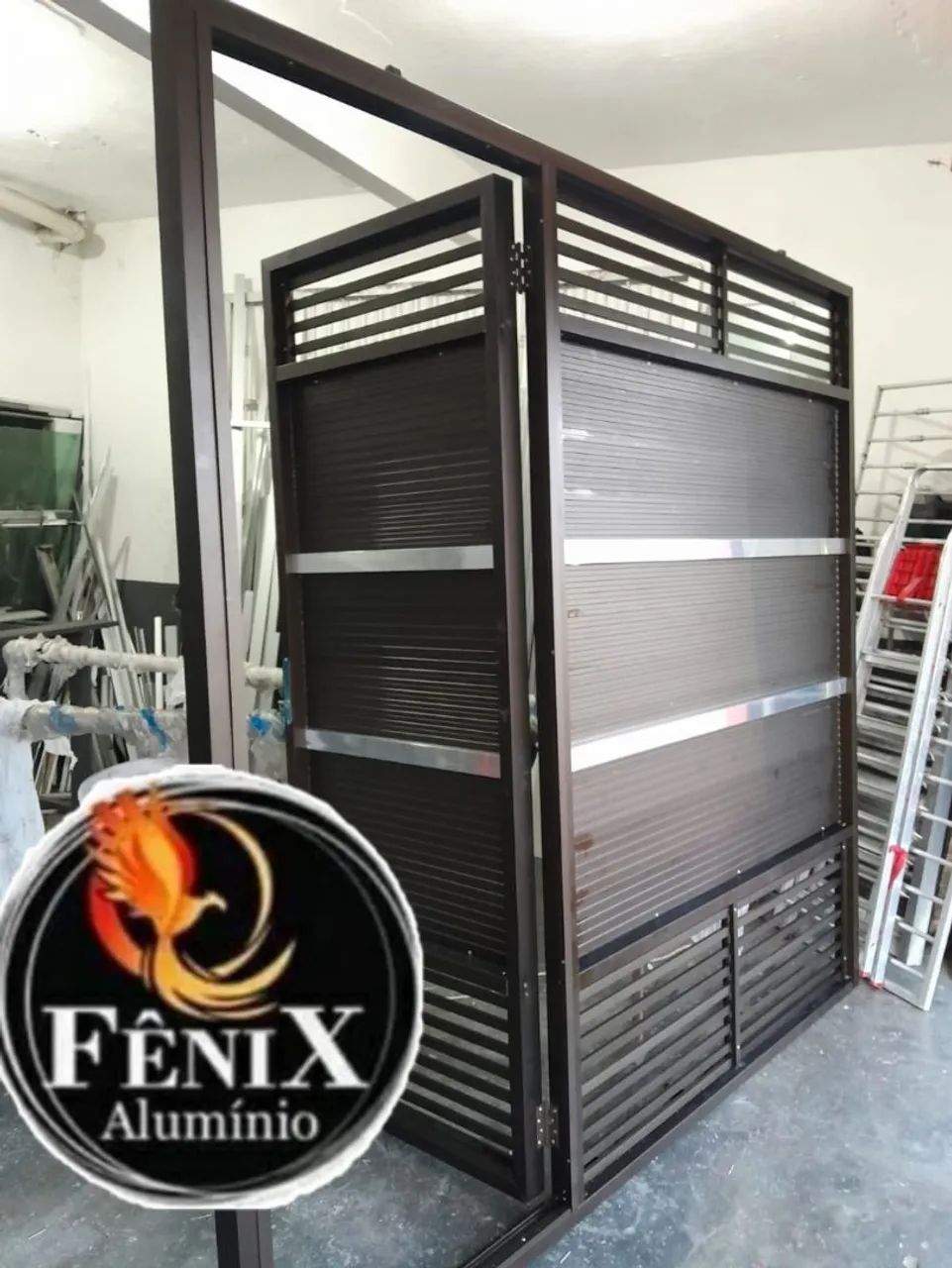 Portão de Alumínio R$600 o metro quadrado  - Foto 4