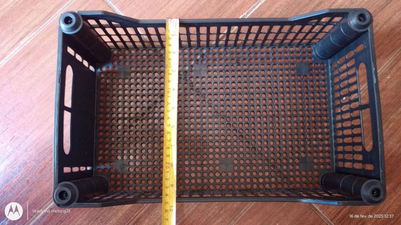 Caixas organizadora utilidades vaiadas (lote) - Foto 4