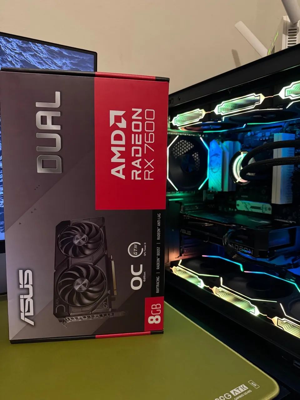 Placa de Vídeo Rx 7600 8gb Asus, 2 meses de uso - Foto 4