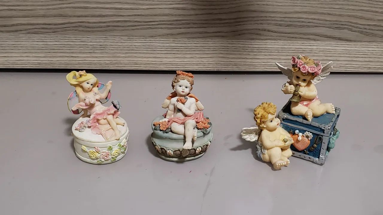 Coleção Rara de Anjos Querubins - (mais de 20 anos de história) Peças de colecionador 