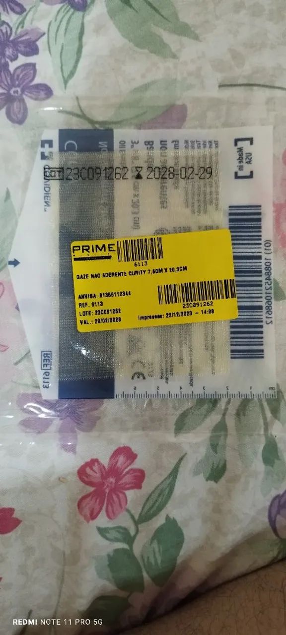 Gaze não aderente Curity 7,6cm x 20,3cm. - Foto 2
