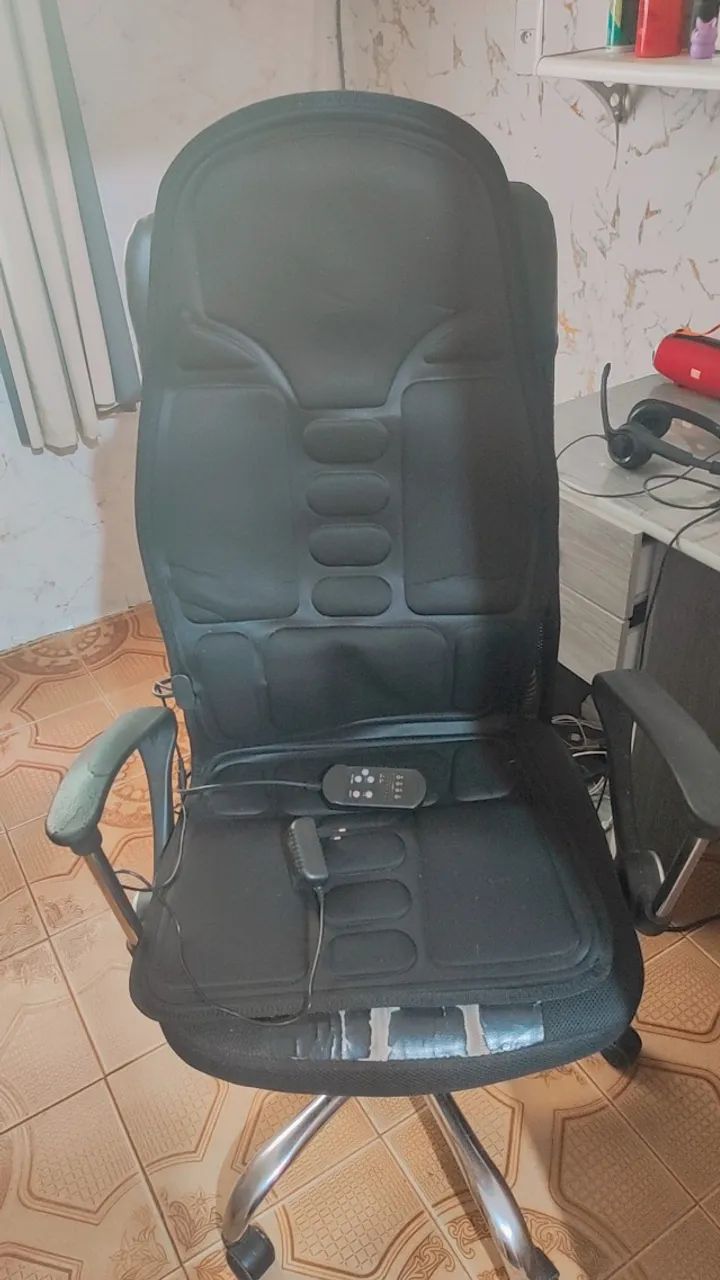 Assento Massageador para as costas, pescoço. Escritório, carro, cama, sofá, COM aquecedor. - Foto 6