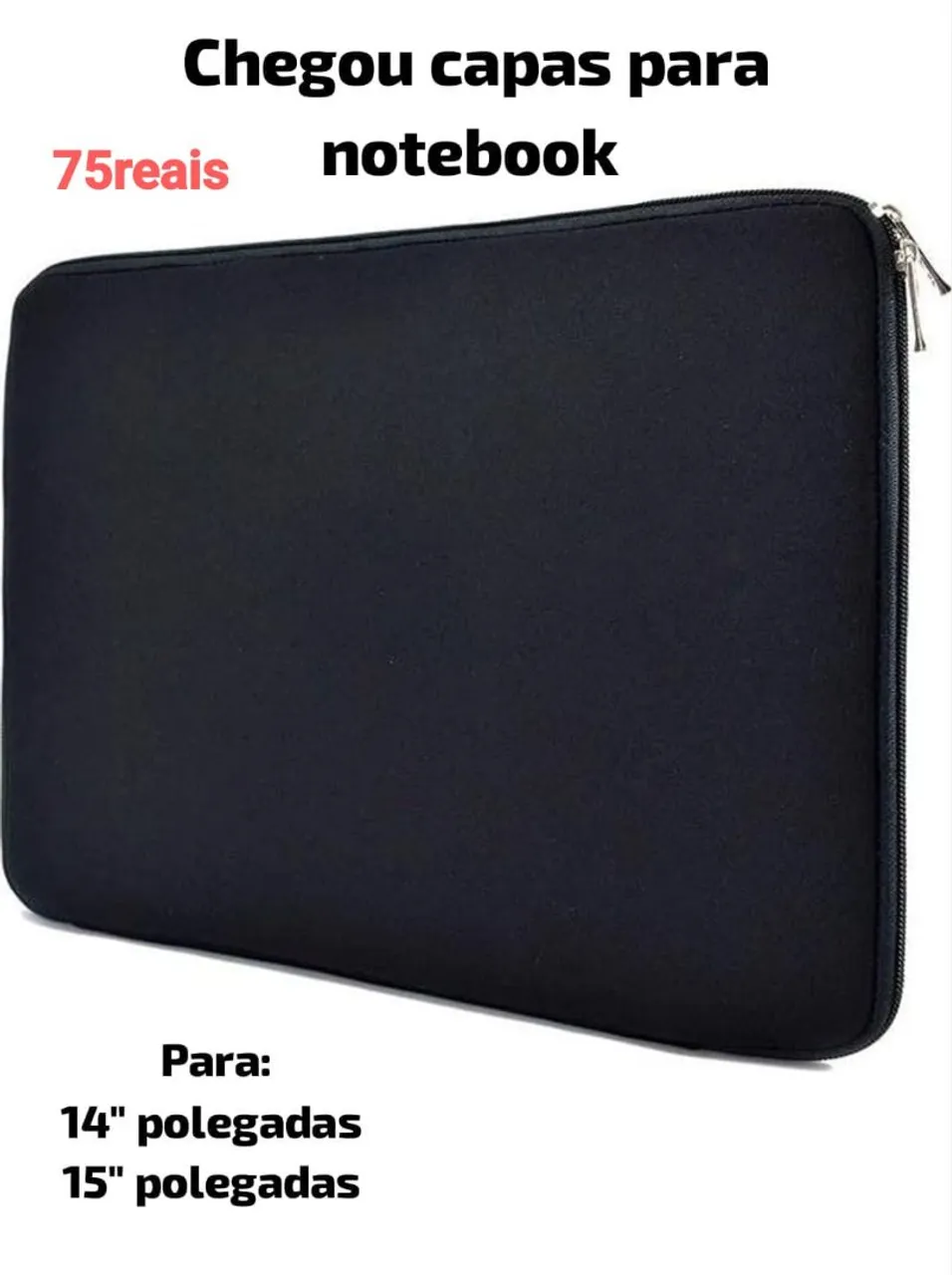 Capa para Notebook 14'' e 15'' - R$75