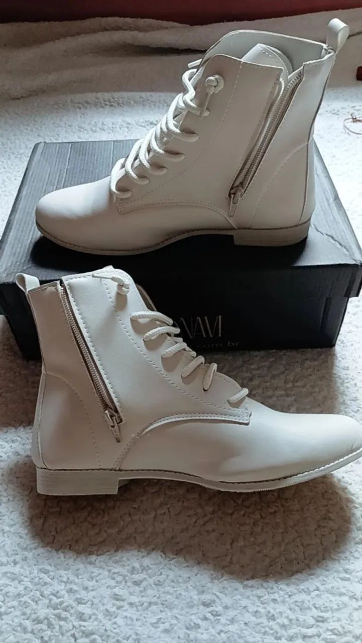 Bota Feminina Branca Donavi - Foto 3