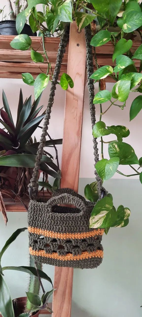 Bolsa crochê autoral - Foto 2